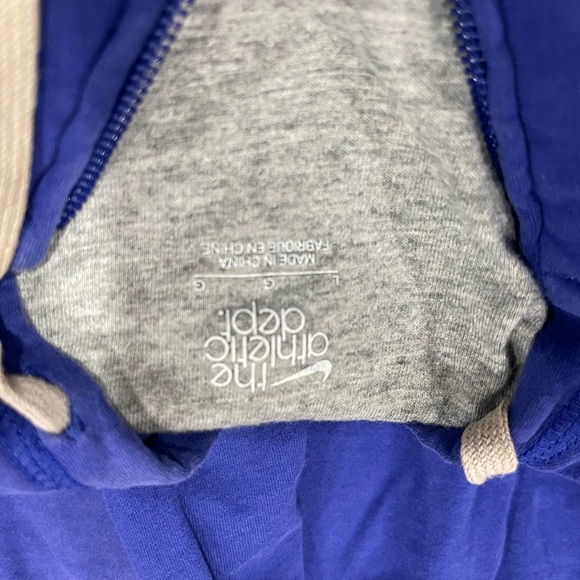 COPY - Nike Blue Zip-Up Hoodie large - Picture 2 of 11